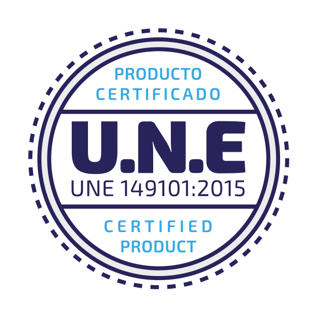 UNE certificate (a Spanish standard)